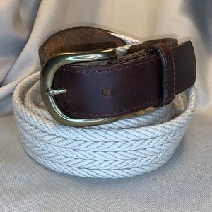 Leather/woven rope almost NEW made in USA🇺🇸